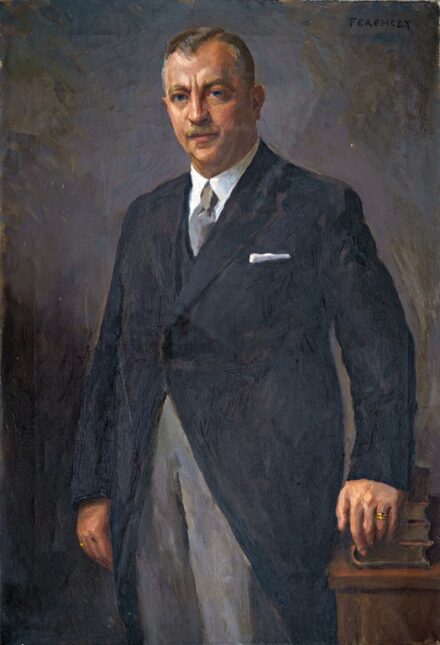 Ferenczy jelzéssel, 1900 körül: Férfi portré