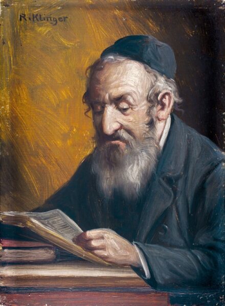 Klinger, R. jelzéssel, 19. sz. vége: Rabbi