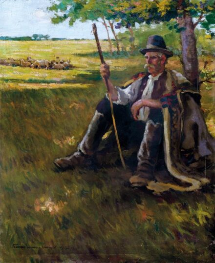 Farkas Lőrinc, Csallóközi (1898-1973): Pihenő juhász, 1923