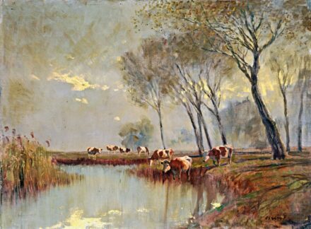 Olgyay Ferenc (1872-1939): Folyópart