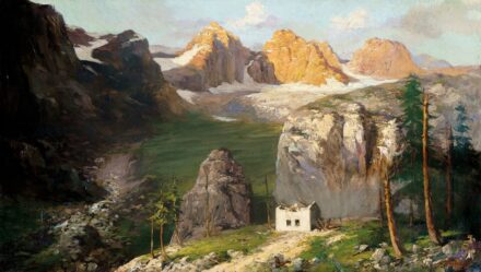 Kalmár János (1889-1959): Hegyvidéki táj, 1918
