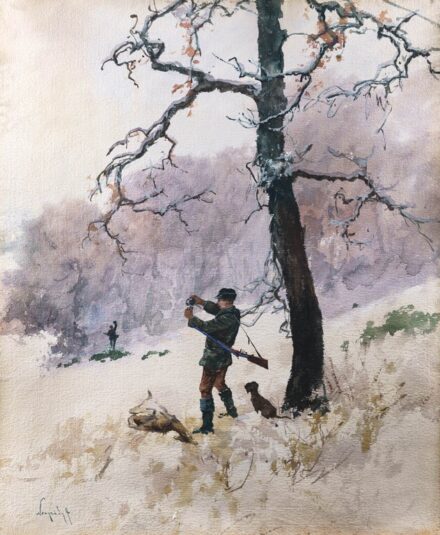 Neogrády Antal (1861-1942): Téli vadászat