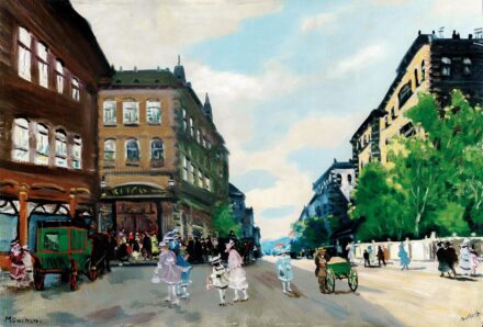 Berkes Antal (1874-1938): Müncheni utcarészlet