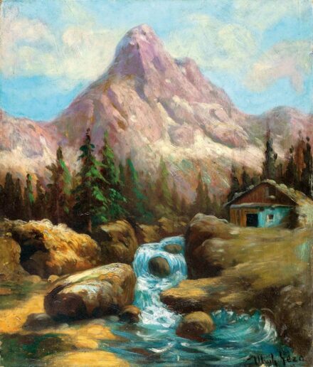 Ulrich Géza (1881-1943): Alpesi táj