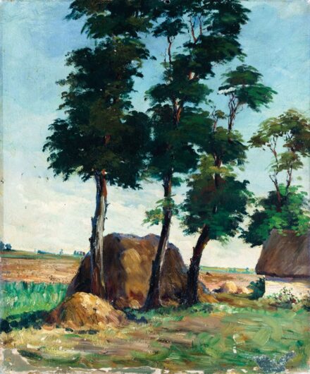 Zombory Lajos (1867-1933): Tanyarészlet