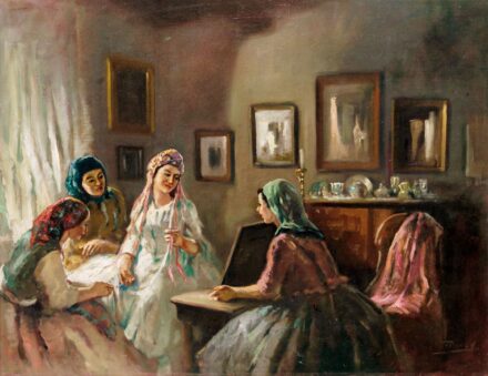 Péczely Antal (1891-1944körül): A menyasszony öltöztetése