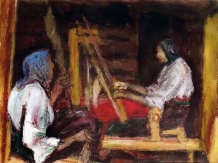 Mágori Varga Béla (1897-1998): Fonóban