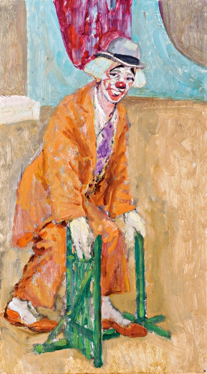 Biai - Főglein István (1905-1974): Bohóc a porondon