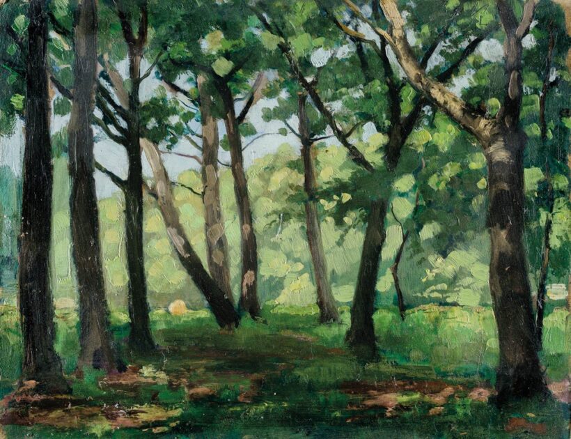 Kézdi Kovács Elemér (1898-?): Árnyas erdő, 1921