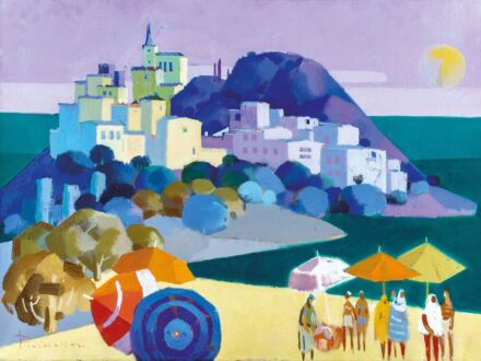 Pleidell János (1915-2007): "Zöld tenger", 1971