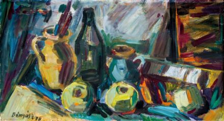 Bányász Béla (1927-2005): Csendélet, 1978
