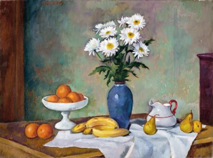 Bánovszky Miklós (1895-1995): Csendélet margarétákkal