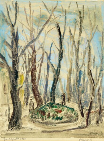 Gera Gyula (1915-1968): "Őszi park", 1965
