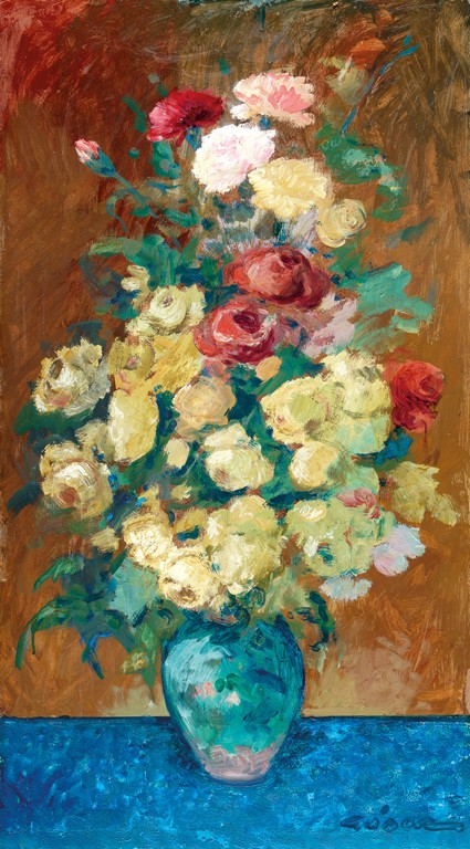 Gádor Emil (1911-1998): Színes rózsák