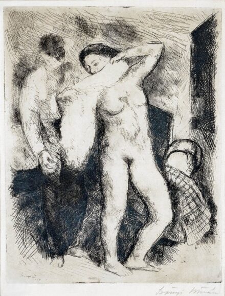 Szőnyi István (1894-1960): Öltözködő, 1928