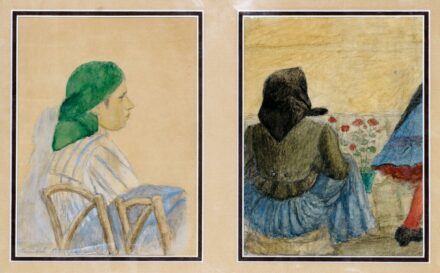 Benedek Péter (1889-1984): "Kotsis Rózsi" és Virágárus, 1921