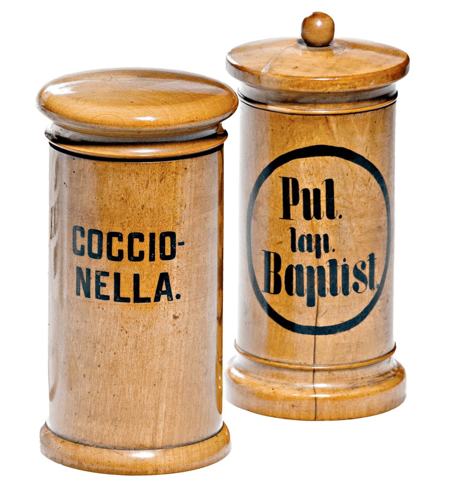 Patika tégely, 2 db