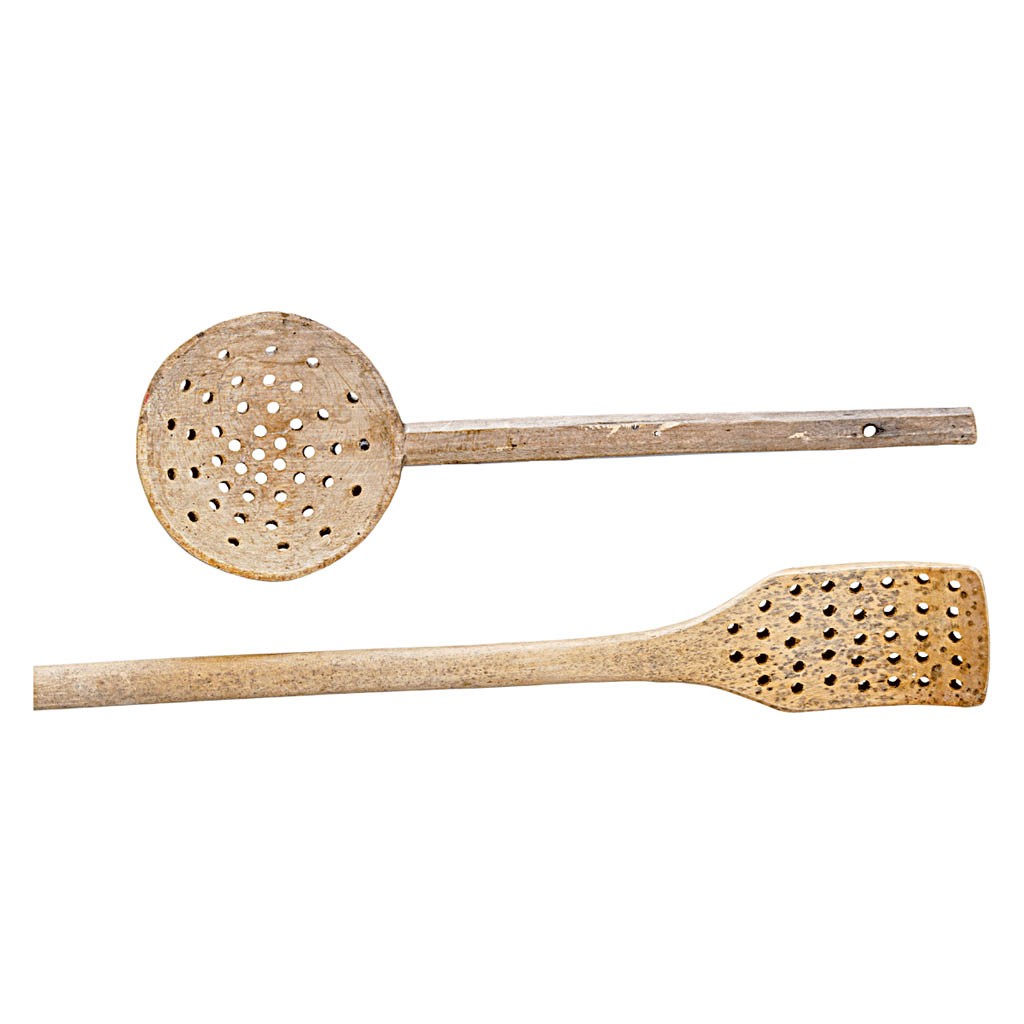 Szűrő-keverő kanál, 2 db