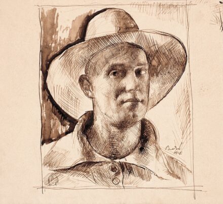 Patkó Károly (1895-1941):Önarckép, 1928