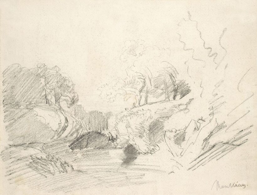 Munkácsy Mihály (1844-1900):Tájkép