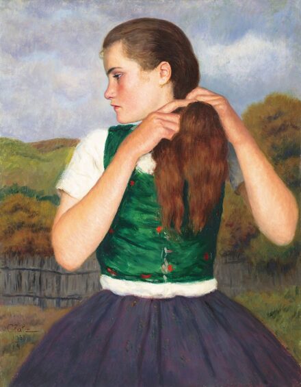 Glatz Oszkár (1872-1958):Fiatal lány, 1938