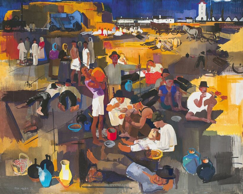 Aba-Novák Vilmos (1894-1941):Déli pihenő (Pihenők), 1932