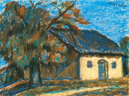 Nagy István (1873-1937):Táj présházzal