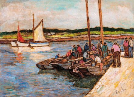 Tibor Ernő (1885-1945):Hajómunkások (Kikötő)