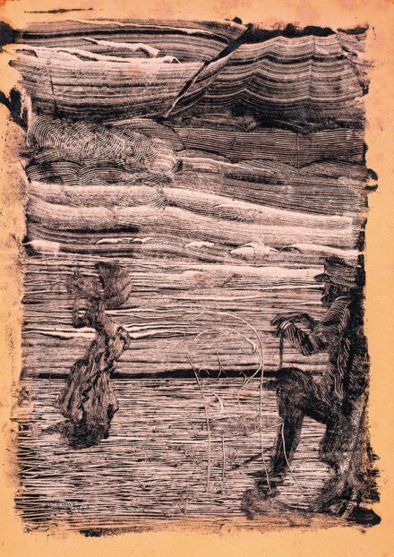 Csernus Tibor (1927-2007):Figurák, 1961