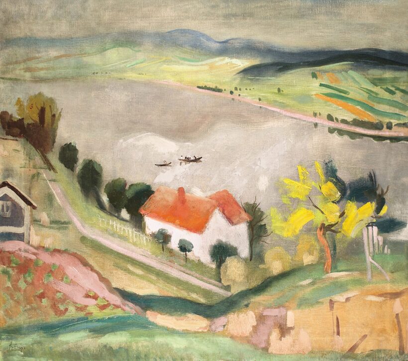Szőnyi István (1894-1960):Kilátás a Dunára, 1932 körül