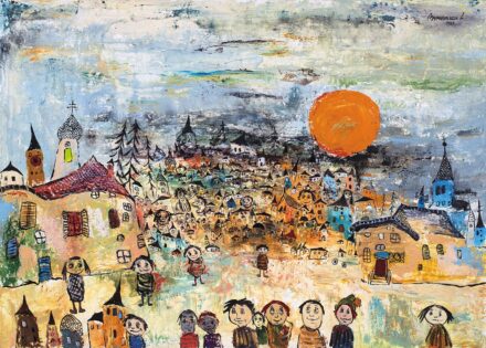 Bornemisza László (1910-1995):Képzelt város, 1968