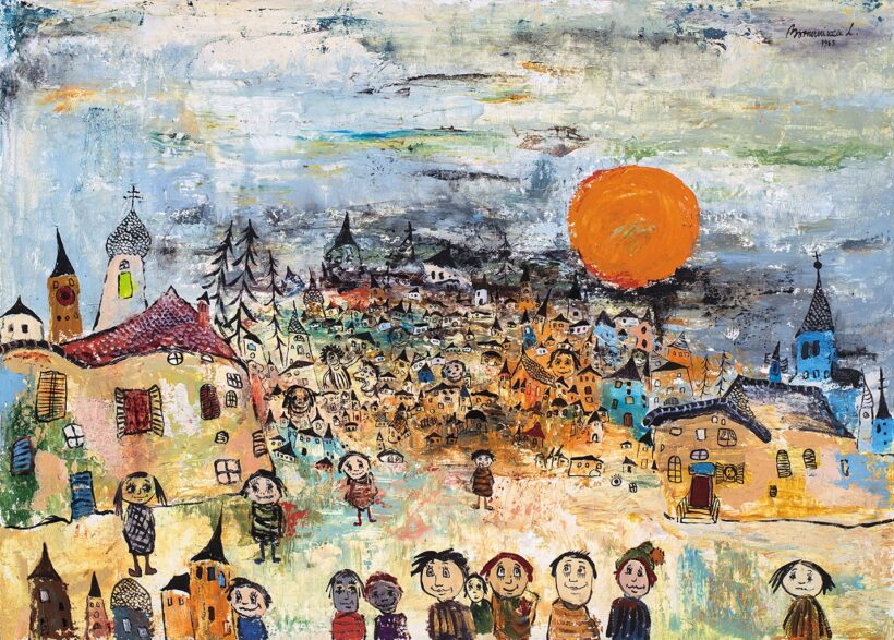 Bornemisza László (1910-1995):Képzelt város, 1968