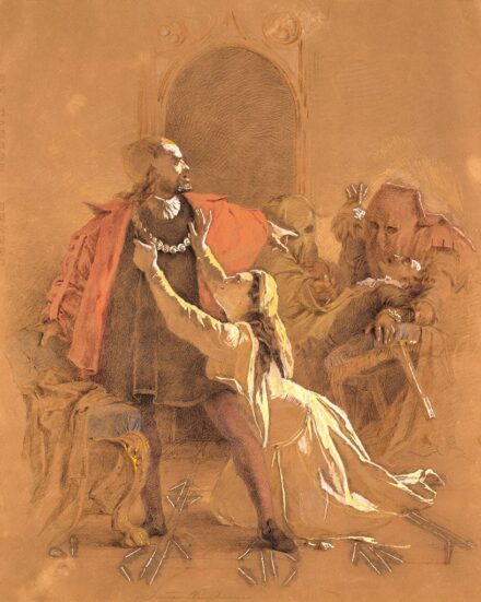 Zichy Mihály (1827-1906):Jelenet