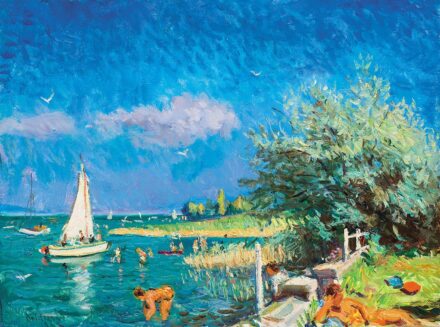 Boldizsár István (1897-1984):Balatonföldvár, 1968