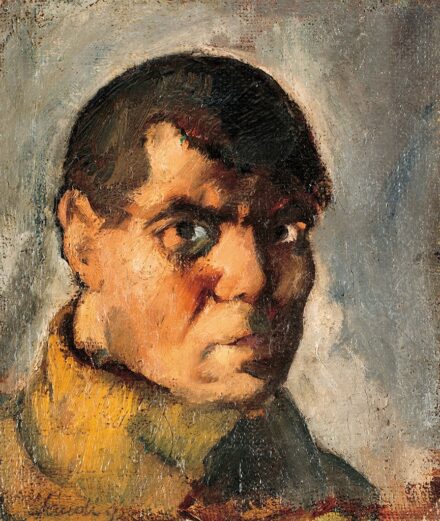 Jándi Dávid (1893-1944):Önarckép, 1924