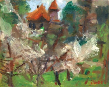 Czóbel Béla (1883-1976):Virágzó almafák (Virágzó almafák Szentendrén), 1935-1939