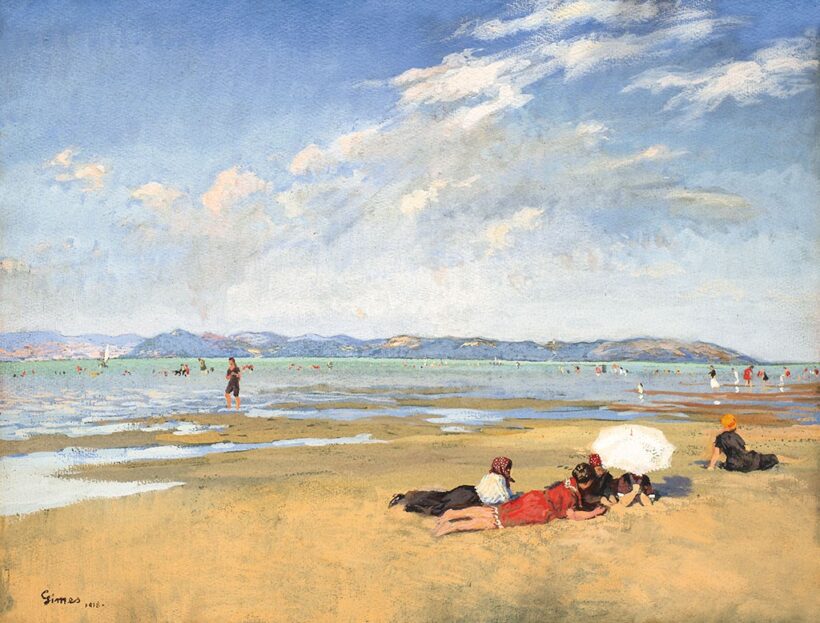 Gimes Lajos (1886-1945):Tengerparton, 1918