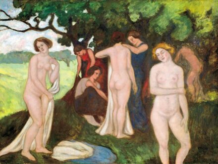 Kádár Béla (1877-1956):Fürdőzés után, 1915 körül