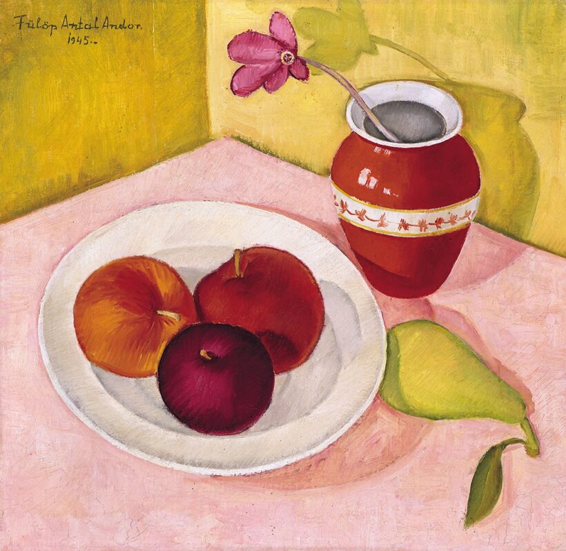 Fülöp Antal Andor (1908-1979):Asztali csendélet, 1945