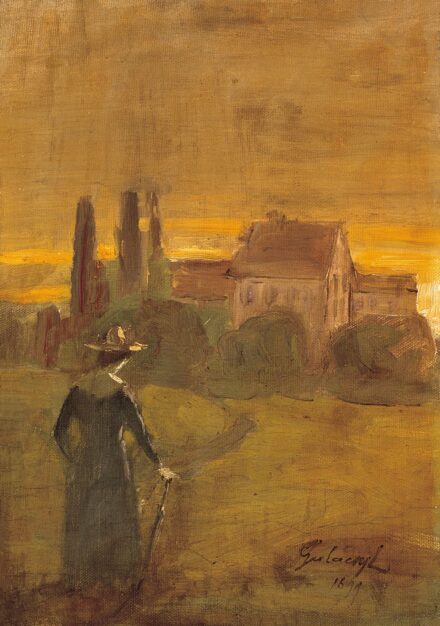 Gulácsy Lajos (1882-1932):Itáliai séta, 1899
