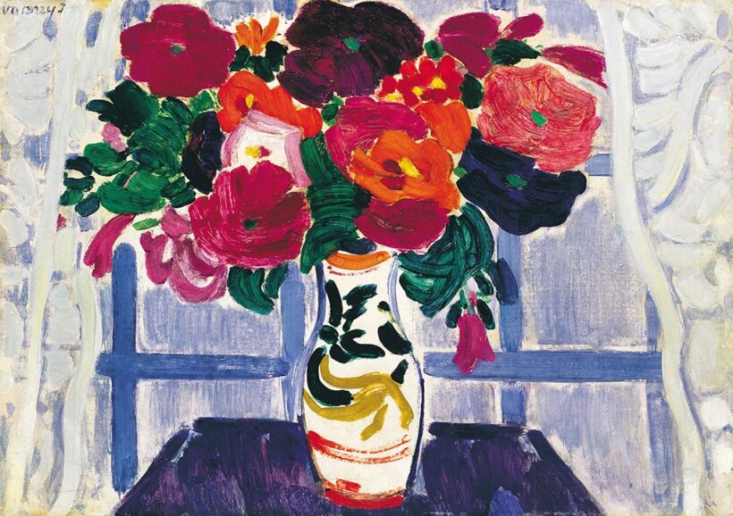 Vaszary János (1867-1939):Váza virággal, 1928 körül