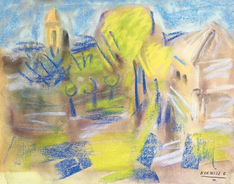Korniss Dezső: Szentendrei táj, 1943