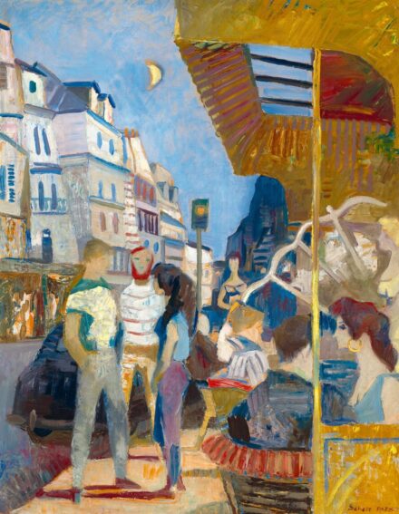 Scholz Erik: Párizsi művészkávéház, 1960-as évek