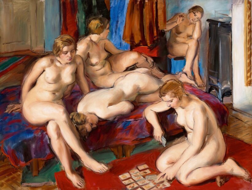 Jobbágyi Gaiger Miklós: Párizsi aktok a műteremben (Passians), 1930