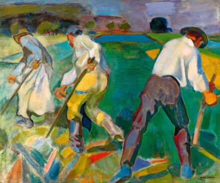 Pirk János: Nyári mezőn (Nagybánya), 1920-as évek eleje