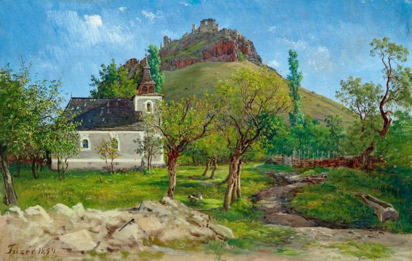 Ligeti Antal: Fűzér vára, 1854