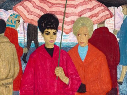 Czene Béla: Pesti zápor (Esernyő), 1963