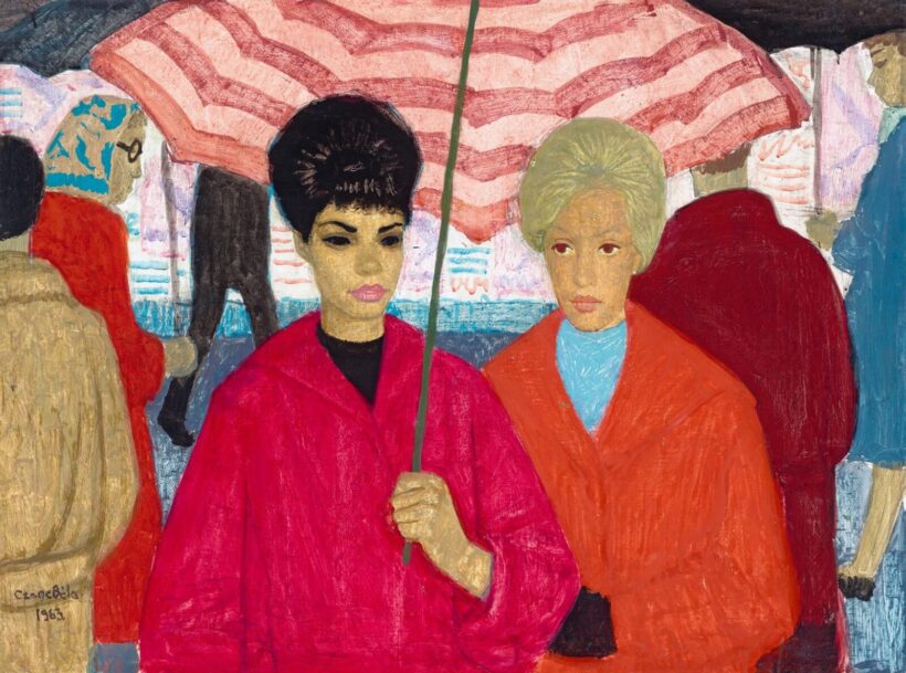 Czene Béla: Pesti zápor (Esernyő), 1963