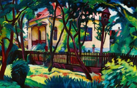 Ziffer Sándor: Nagybányai kert, 1933