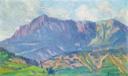 Bosznay István: Hegyvidéki táj (Fenyőháza, Szlovákia), 1912